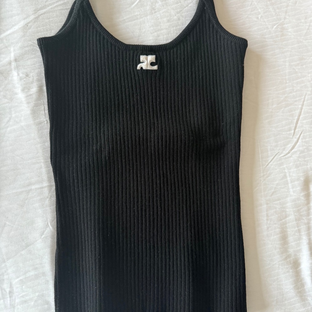 COURREGES KNITWEAR BLACK SIZE M